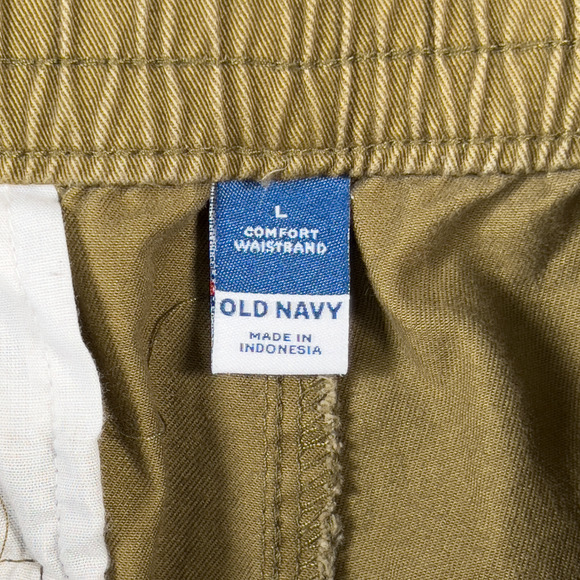 Old Navy Cargo Pants Utility Baggy Khaki Military Skater Grunge Y2K Men's Large - Picture 3 of 6